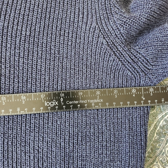 GAP Navy Blue Shawl Collar Sweater Mens Large - Picture 10 of 10